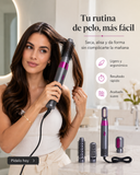 Cepillo eléctrico multifunción 3 en 1 REMINGTON — Alisa, riza y aporta volumen en minutos