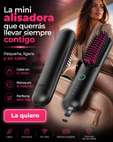 Mini alisadora sin cable portátil — ideal para viajes y retoques rápidos