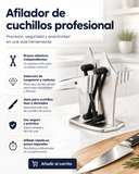 Afilador de cuchillos profesional de tungsteno para hojas lisas y dentadas